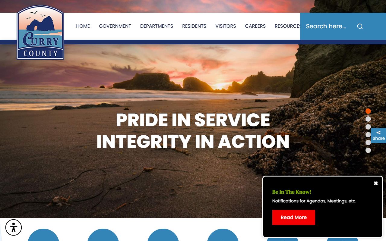 Curry County Sheriff's Office website for inmate population records