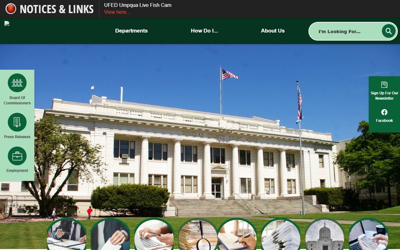 Douglas County Sheriff's Office website for inmate population records